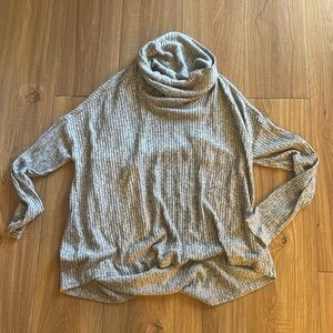 Anthropologie gray turtleneck
